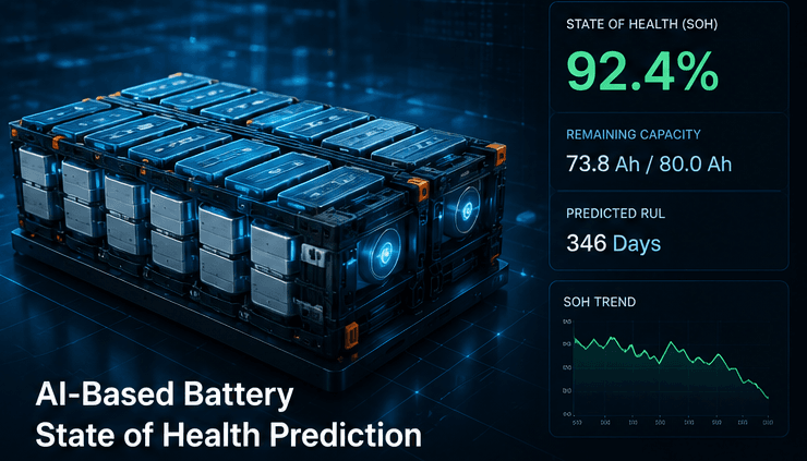 AI-Based Battery State of Health Prediction